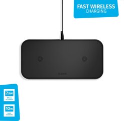 ZENS Aluminium Dual Wireless Charger 10W hinta ja tiedot | Puhelimen laturit | hobbyhall.fi