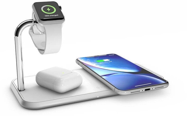 ZENS Aluminium Dual Wireless Charger + W hinta ja tiedot | Puhelimen laturit | hobbyhall.fi