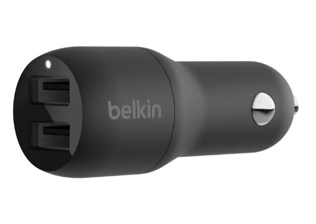 Belkin Dual USB-A Car Charger 24W BOOST hinta ja tiedot | Puhelimen laturit | hobbyhall.fi