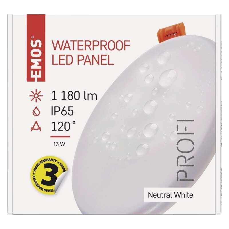 Pyöreä upotettu LED-lamppu 155 mm, valkoinen, 13W NW IP65 hinta ja tiedot | Upotettavat valaisimet ja LED-valaisimet | hobbyhall.fi