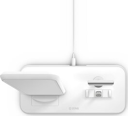 ZENS Kaksoislaturi QI + Asema 220V 10W Valkoinen (Apple QC 7,5W) hinta ja tiedot | Zens Puhelimet, älylaitteet ja kamerat | hobbyhall.fi