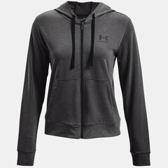 Naisten urheilupusero Under Armour Rival Terry FZ -huppari W 1369853, harmaa hinta ja tiedot | Naisten urheiluvaatteet | hobbyhall.fi