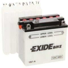 Moottorin akku Exide YB7-A hinta ja tiedot | Moottoripyörien akut | hobbyhall.fi