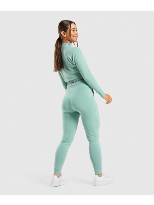 Naisten urheiluhousut Gymshark B24l 170453345617738041, vihreä hinta ja tiedot | Naisten urheiluvaatteet | hobbyhall.fi