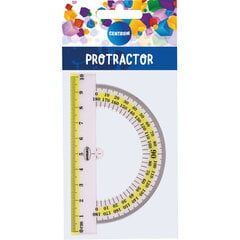 Kulma-asteikko 180°, Electronics LV-120257, läpinäkyvä, 48 kpl hinta ja tiedot | Toimistotarvikkeet | hobbyhall.fi