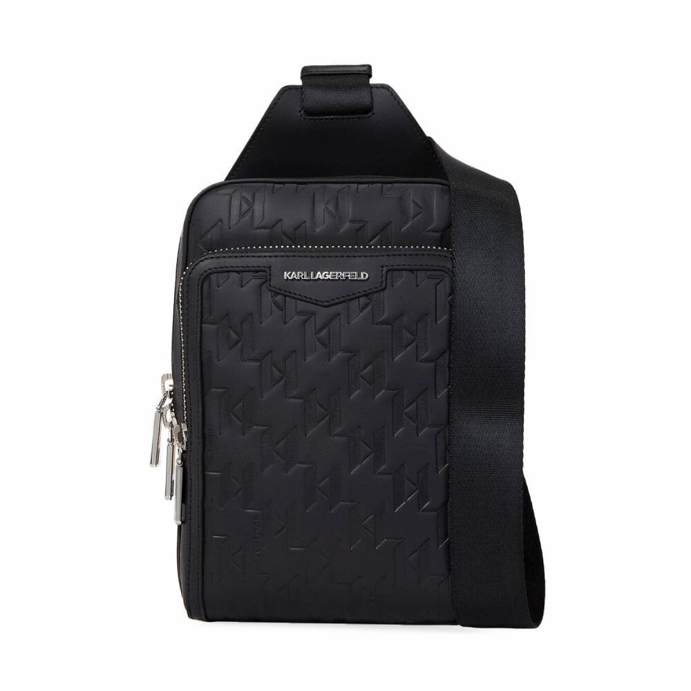 Laukku KARL LAGERFELD K/loom Sling Bag Lea 240M3062 545011626 hinta ja tiedot | Miesten reput ja laukut | hobbyhall.fi