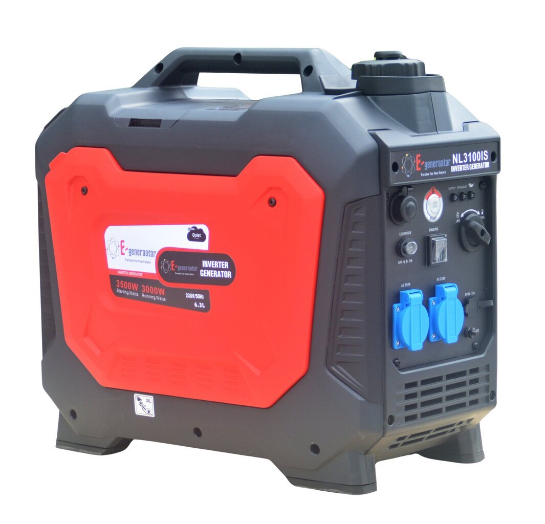 Dieselgeneraattori E-generaattori DG8000E3 400V/max.6.5kw, 230V/2.1kw hinta ja tiedot | Aggregaatit | hobbyhall.fi