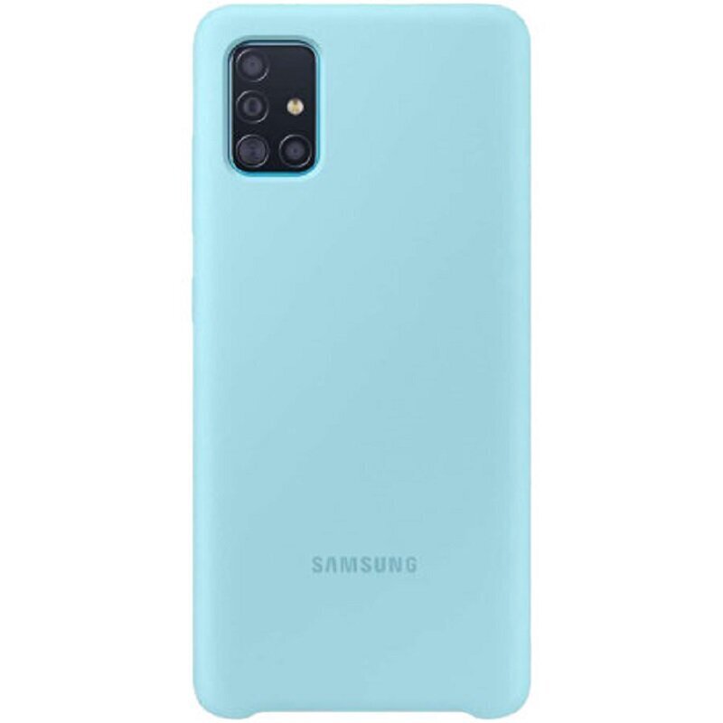 Samsung Galaxy A71 Silicone Cover Blue hinta ja tiedot | Puhelimen kuoret ja kotelot | hobbyhall.fi