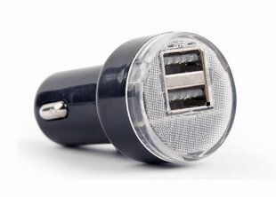 Autolaturi Gembird EG-U2C2A-CAR-02, 2 USB, 2.1A hinta ja tiedot | Puhelimen laturit | hobbyhall.fi