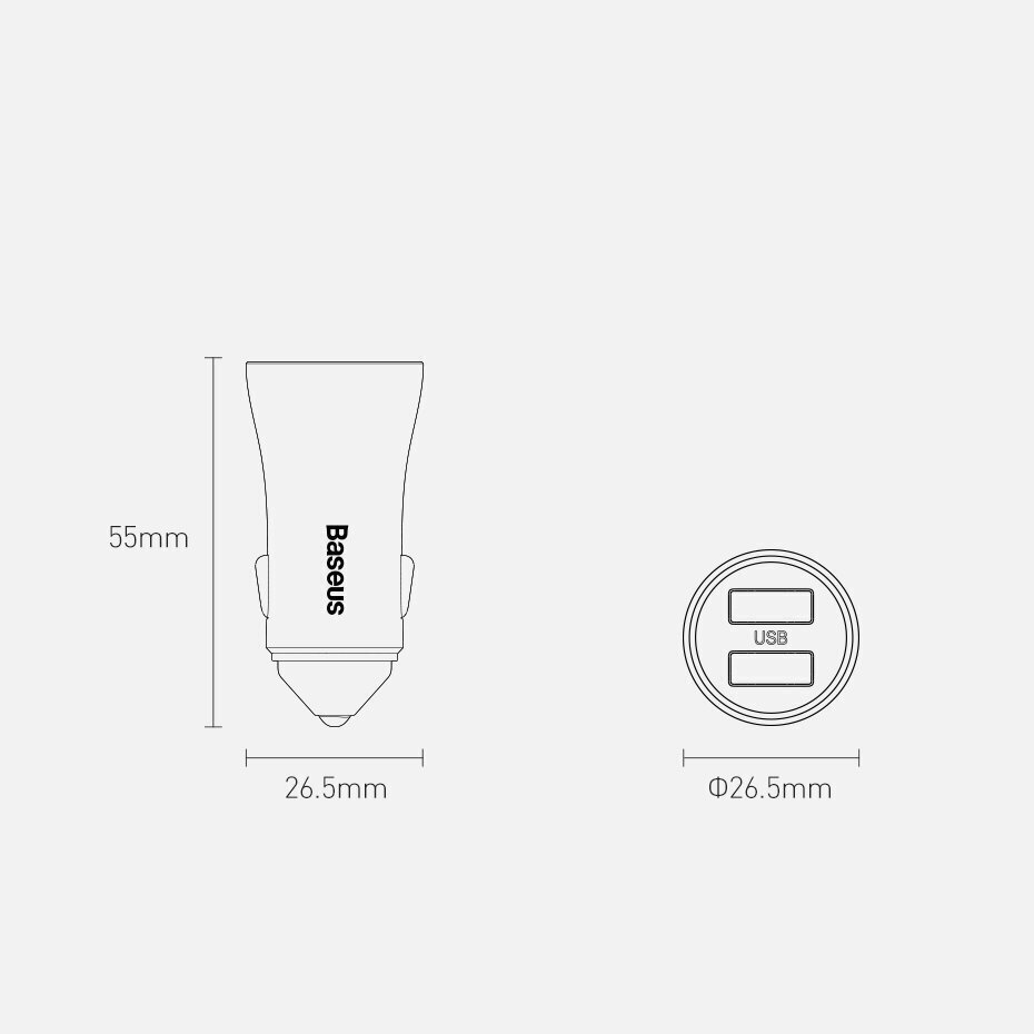 Baseus CCJD-A0G hinta ja tiedot | Puhelimen laturit | hobbyhall.fi