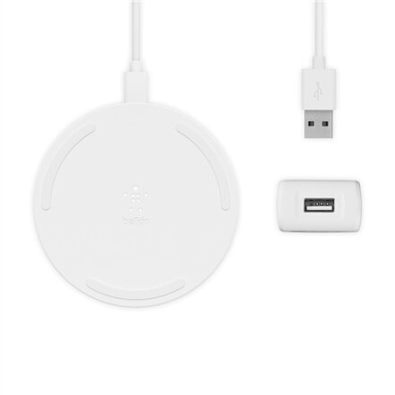 Belkin Wireless Charging Pad with PSU & hinta ja tiedot | Puhelimen laturit | hobbyhall.fi