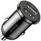CCALLP-01 Baseus Grain Pro Autolaturi, Dual USB 4.8 A, musta hinta ja tiedot | Puhelimen laturit | hobbyhall.fi