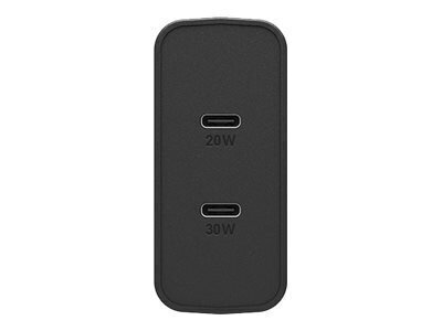 OtterBox 50W pikalaturi 2x USB-C musta hinta ja tiedot | Puhelimen laturit | hobbyhall.fi