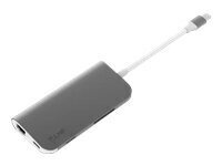 CROPMARK LMP USB-C mini Dock HDMI 3x USB hinta ja tiedot | Adapterit | hobbyhall.fi
