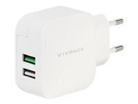 VIVANCO 2xUSB Charger 3.4A 2.4A+1A hinta ja tiedot | Vivanco Puhelimet, älylaitteet ja kamerat | hobbyhall.fi