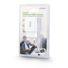 Gembird 2-port universal USB charger EG- hinta ja tiedot | Gembird Matkapuhelimet ja tarvikkeet | hobbyhall.fi