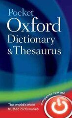 Pocket Oxford Dictionary and Thesaurus 2nd Revised edition hinta ja tiedot | Vieraiden kielten oppimateriaalit | hobbyhall.fi