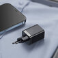 Baseus Super Si Pro Quick Charger USB + USB-C 30W (black) hinta ja tiedot | Puhelimen laturit | hobbyhall.fi