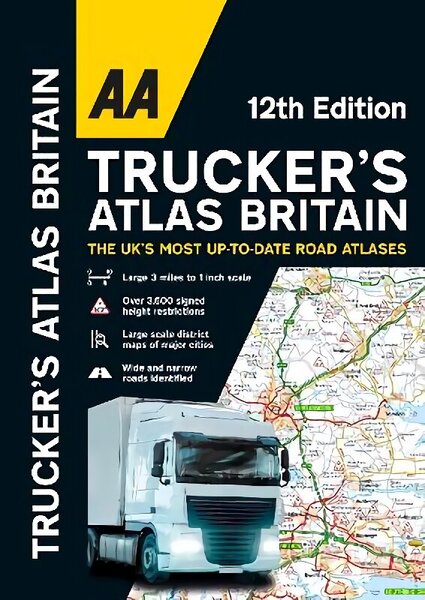 AA Trucker's Atlas Britain 12th New edition