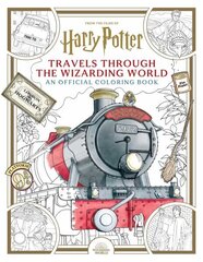 Harry Potter: Travels Through the Wizarding World: An Official Coloring Book hinta ja tiedot | Terveys- ja ravitsemuskirjat | hobbyhall.fi