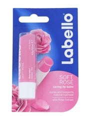 Labello Soft Rose huulibalsami 5,5 ml hinta ja tiedot | Huulipunat, huulikiillot ja huulirasvat | hobbyhall.fi