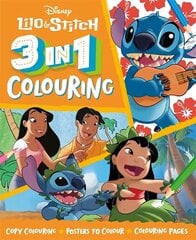 Disney Lilo & Stitch: 3 in 1 Colouring hinta ja tiedot | Vauvakirjat | hobbyhall.fi