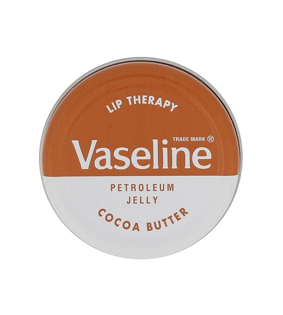 Vaseline Lip Therapy Cocoa Butter huulibalsami 20 g hinta ja tiedot | Huulipunat, huulikiillot ja huulirasvat | hobbyhall.fi