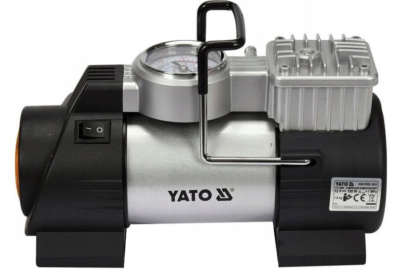 Autokompressori YATO LED-lampulla 12V/180W hinta ja tiedot | Kompressorit | hobbyhall.fi