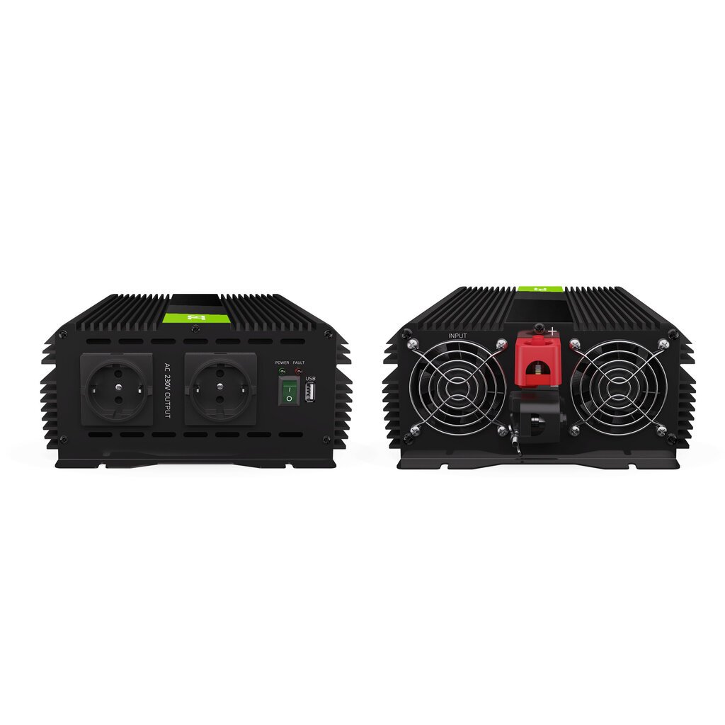 Green Cell Power Inverter Pro 12 V - 230 V 3000W/6000W modifioitu siniaalto hinta ja tiedot | Aggregaatit | hobbyhall.fi