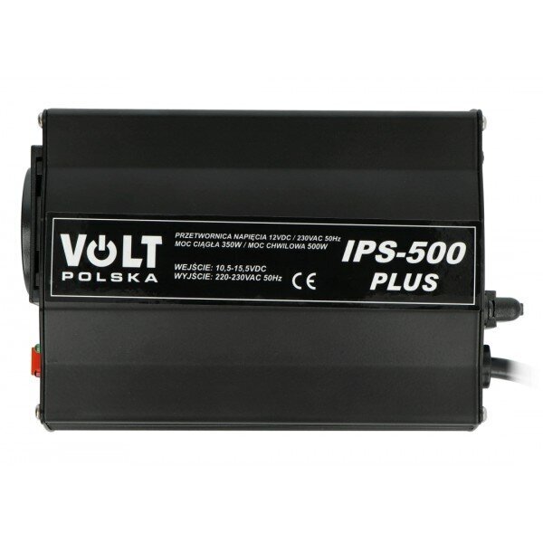 Invertteri voltti IPS-500 Plus, 12VDC/230VAC 350/500W hinta ja tiedot | Aggregaatit | hobbyhall.fi