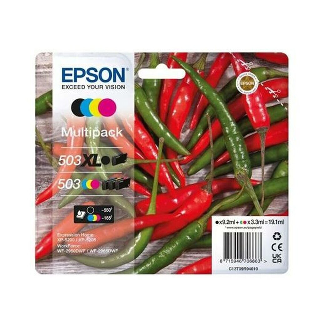 Epson 503XL, väri hinta ja tiedot | Mustekasetit | hobbyhall.fi