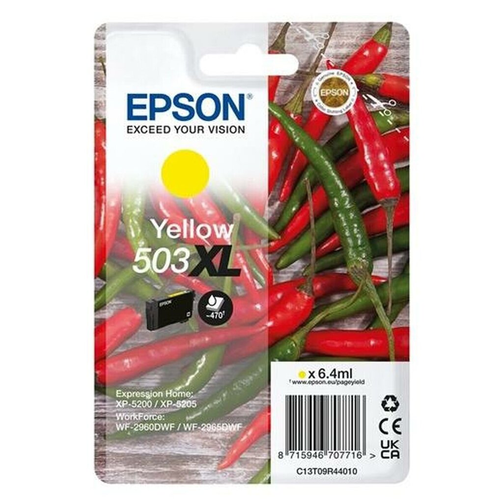 Epson 503XL, keltainen hinta ja tiedot | Mustekasetit | hobbyhall.fi