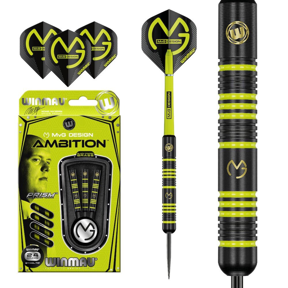 Darts Winmau Ambition MvG Design, 24 g. hinta ja tiedot | Darts | hobbyhall.fi