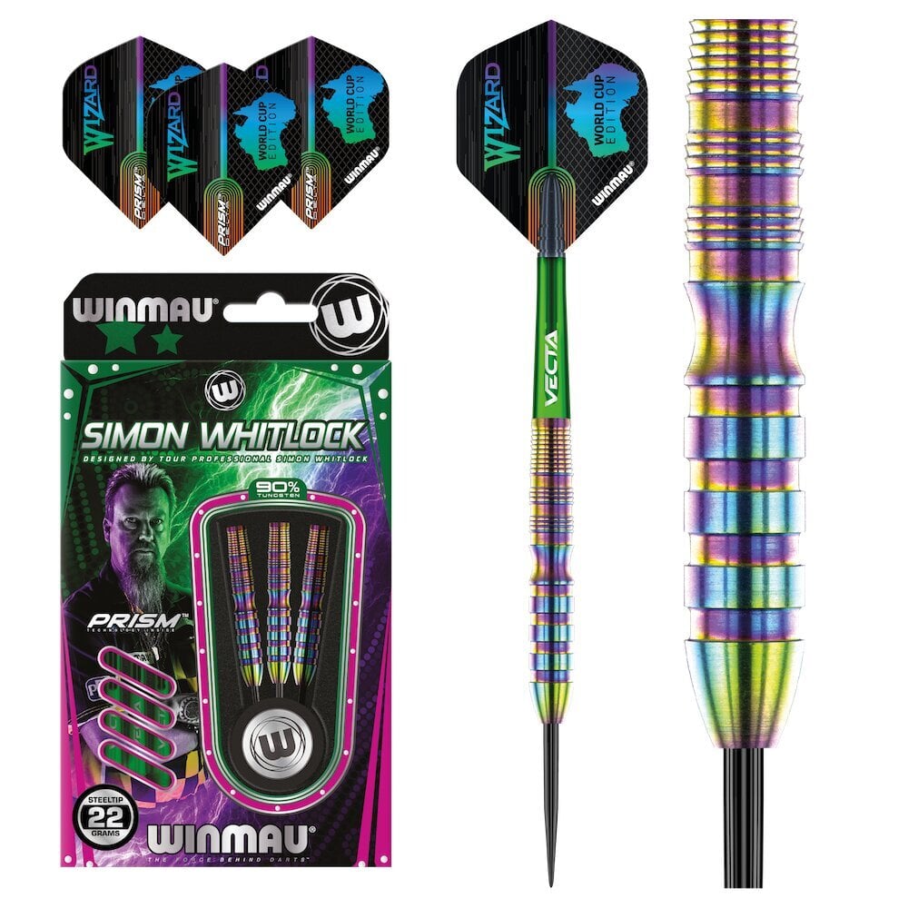 Darts Winmau Simon Whitlock World Cup S.E. 22 grammaa. hinta ja tiedot | Darts | hobbyhall.fi