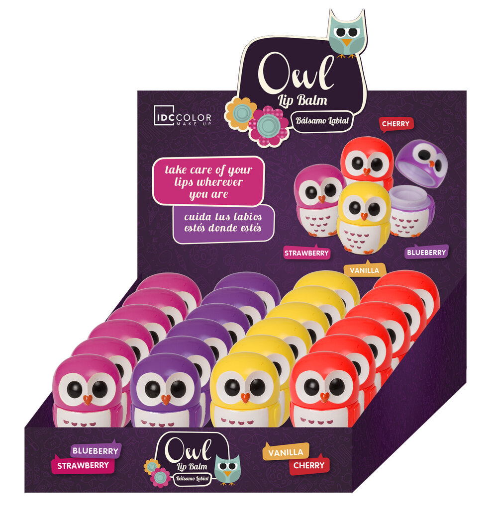 IDC Color Owl -huulibalsami, 4,5 g hinta ja tiedot | Huulipunat, huulikiillot ja huulirasvat | hobbyhall.fi