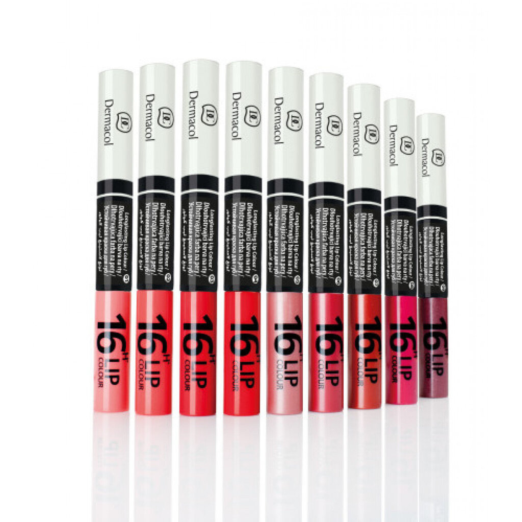 Dermacol 16H Lip Colour huulipuna 4,8 g, sävy 20 hinta ja tiedot | Huulipunat, huulikiillot ja huulirasvat | hobbyhall.fi