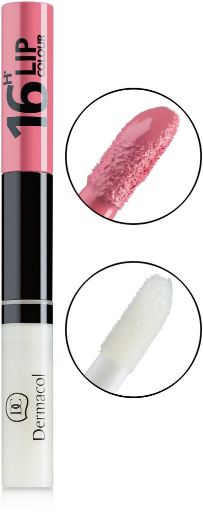 Dermacol 16H Lip Colour huulipuna 4,8 g, sävy 16 hinta ja tiedot | Huulipunat, huulikiillot ja huulirasvat | hobbyhall.fi