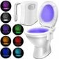 WC:tä valaisevaa LED-valoa on 16 eri väriä hinta ja tiedot | Upotettavat valaisimet ja LED-valaisimet | hobbyhall.fi