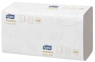 Tork arkkipaperipyyhkeet Xpress Extra Soft Multifold, 100 arkkia, 2sl. hinta ja tiedot | WC-paperit ja talouspaperit | hobbyhall.fi