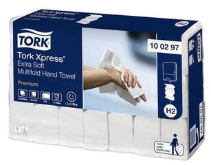 Tork arkkipaperipyyhkeet Xpress Extra Soft Multifold, 100 arkkia, 2sl. hinta ja tiedot | WC-paperit ja talouspaperit | hobbyhall.fi