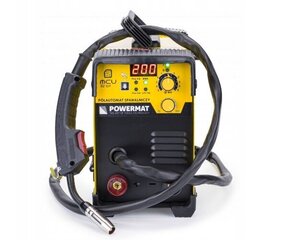 Powermat puoliautomaattinen hitsauskone PM-IMGT-200L 20-200 MIG / MAG / FCAW / MMA / TIG hinta ja tiedot | Hitsauslaitteet | hobbyhall.fi