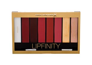 Max Factor Lipfinity Designer Palette huulipunapaletti 12 g, 04 Reds hinta ja tiedot | Huulipunat, huulikiillot ja huulirasvat | hobbyhall.fi