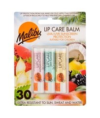 Malibu Lip Care huulibalsami lahjapakkaus hinta ja tiedot | Huulipunat, huulikiillot ja huulirasvat | hobbyhall.fi