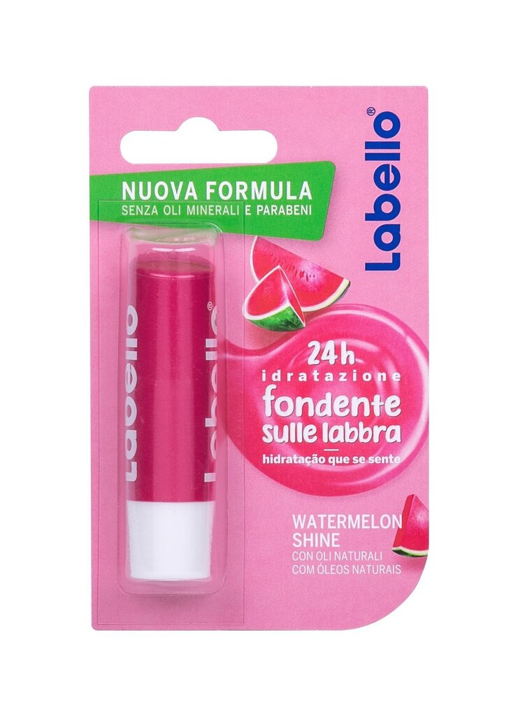 Labello Melt-In huulibalsami 4,8 g, Watermelon Shine hinta ja tiedot | Huulipunat, huulikiillot ja huulirasvat | hobbyhall.fi