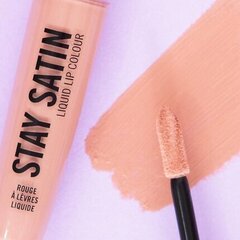 Nestemäinen huulipuna Rimmel London Stay Satin 5,5 ml, 710 As If! hinta ja tiedot | Huulipunat, huulikiillot ja huulirasvat | hobbyhall.fi