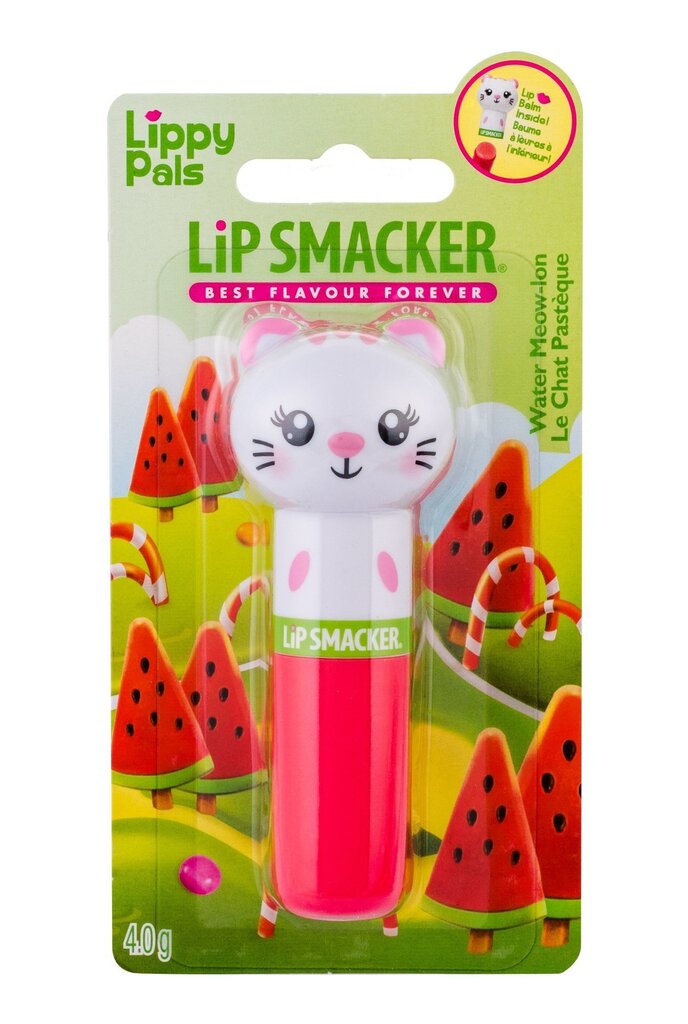 Lip Smacker Lippy Pals huulibalsami lapsille 4 g, Water Meow-lon hinta ja tiedot | Huulipunat, huulikiillot ja huulirasvat | hobbyhall.fi