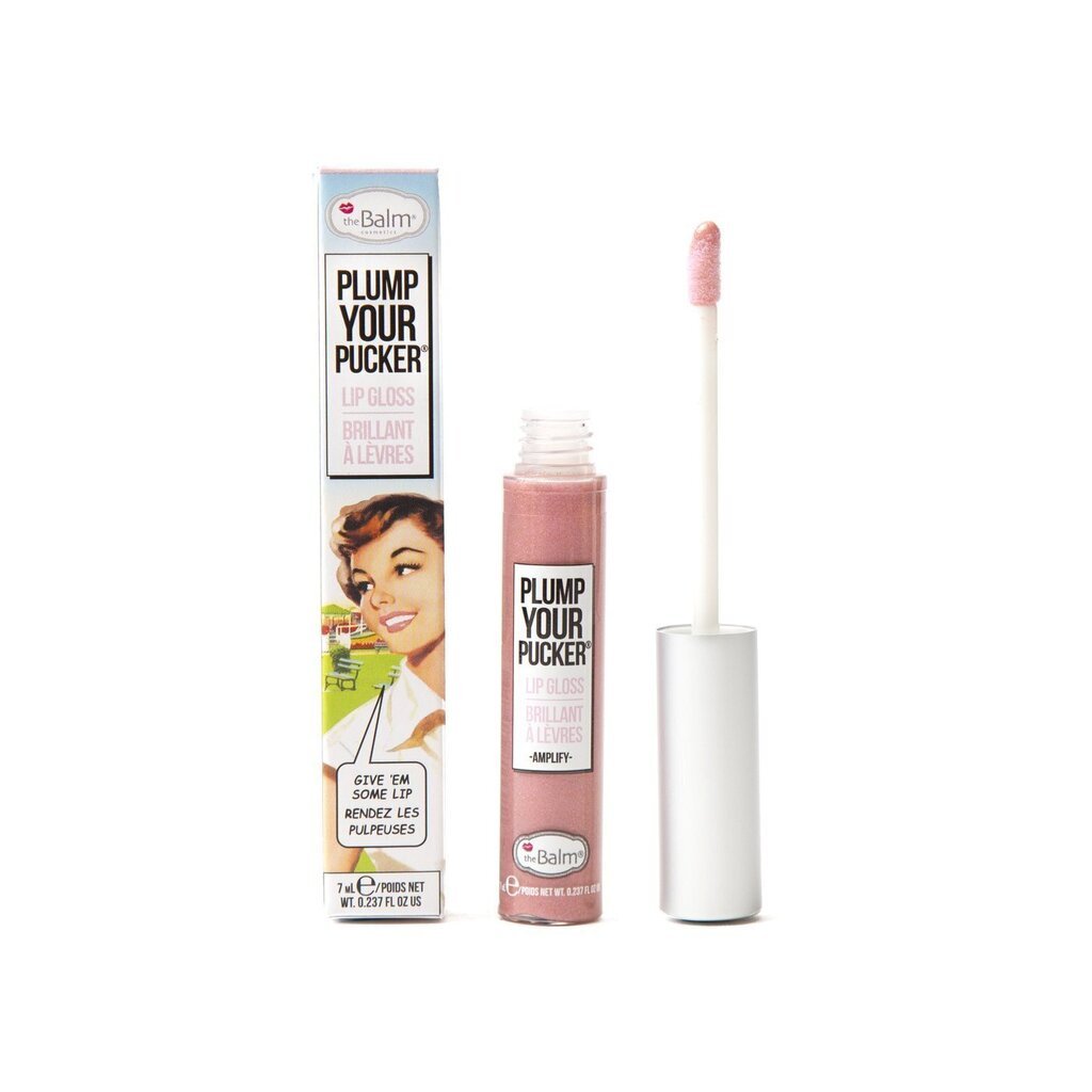 TheBalm Plump Your Pucker huulikiilto 7 ml, Amplify hinta ja tiedot | Huulipunat, huulikiillot ja huulirasvat | hobbyhall.fi