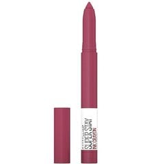 Maybelline Super Stay Ink Crayon huulipuna 1.5 g, 80 Run the World hinta ja tiedot | Huulipunat, huulikiillot ja huulirasvat | hobbyhall.fi