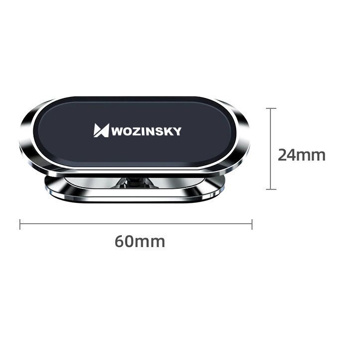 Wozinsky Flat Vehicle Mount Magneettinen kiinnike 360 WMH-06 hinta ja tiedot | Puhelintelineet | hobbyhall.fi