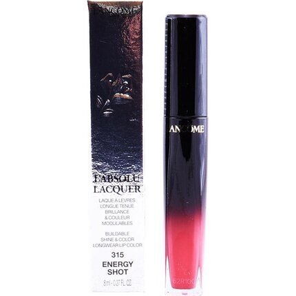 Huulikiilto Lancome L'Absolu Lacquer no. 315 Energy Shot, 8 ml hinta ja tiedot | Huulipunat, huulikiillot ja huulirasvat | hobbyhall.fi